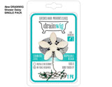 Original - DrainWig Daisy Design for Showers- 1 Year Supply (5 DrainWigs) ----------------------------------- Free Shipping Code ( C7PAGR65G4ZC ) at Checkout