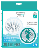 DrainWig Ocean Design for Showers-  1 Year's Supply  (5 DrainWigs) ------------------------------------------- Free Shipping Code ( C7PAGR65G4ZC ) at Checkout